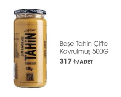 Beşe Tahin Çifte Kavrulmuş 500G