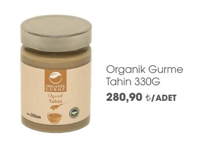 Organik Gurme Tahin 330G