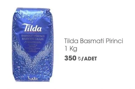 Tilda Basmati Pirinci 1 Kg