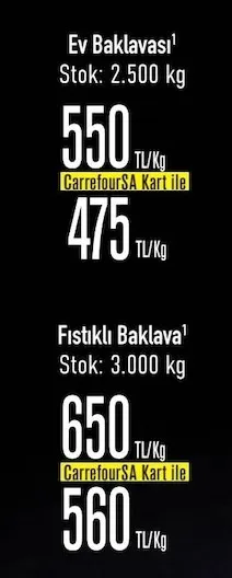 Ev Baklavasi 2.500 Kg