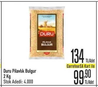 Duru Pilavlık Bulgur 2 Kg