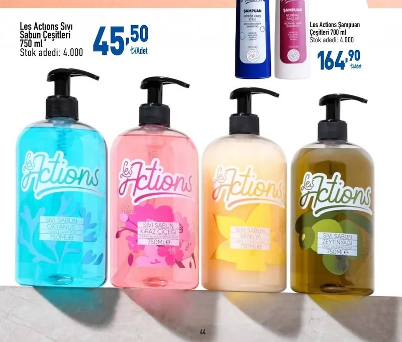 Les Actions Sıvı Sabun Çeşitleri 750 Ml