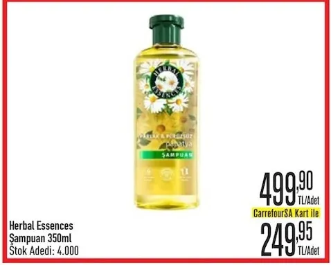 Herbal Essences Şampuan 350Ml