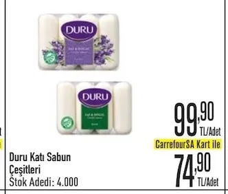 Duru Katı Sabun Çeşitleri