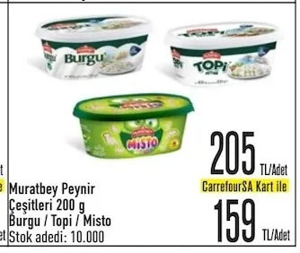Muratbey Peynir Çeşitleri 200 G