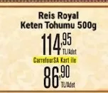 Reis Royal Keten Tohumu 500G