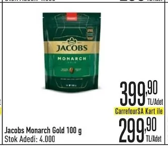 Jacobs Monarch Gold 100 G