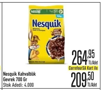 Nesquik Kahvaltılık Gevrek 700 Gr