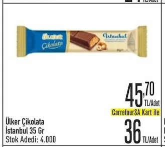 Ülker Çikolata Istanbul 35 Gr