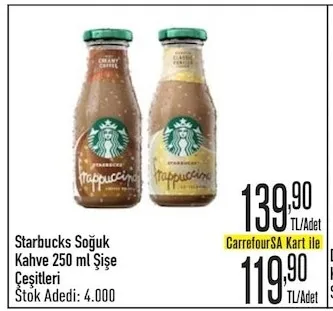 Starbucks Soğuk Kahve 250 Ml Şişe