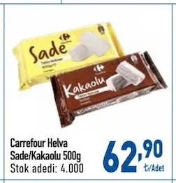 Carrefour Helva Sade/Kakao'Lu 500G