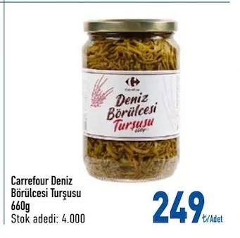 Carrefour Deniz Börülcesi Turşusu 660G