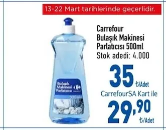 Carrefour Bulaşık Makinesi Parlatıcı 500Ml