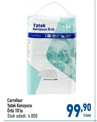 Carrefour Yatak Koruyucu Örtü 10'Lu