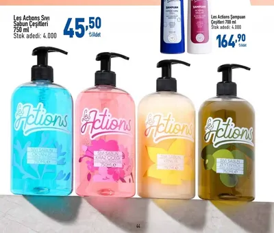 Les Actions Sıvı Sabun Çeşitleri 750 Ml