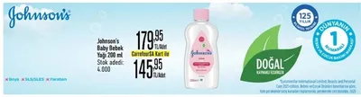 Johnson'S Baby Bebek Yağı 200 Ml