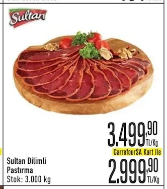 Sultan Dilimli Pastırma