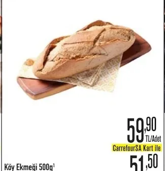 Köy Ekmeği 500G