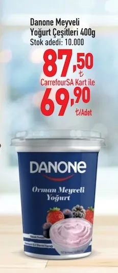 Danone Meyveli Yoğurt Çeşitleri 400G