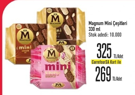 Magnum Mini Çeşitleri 330 Ml