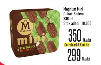 Magnum Mini Dubai-Badem 338 Ml