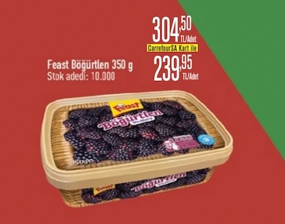 Feast Böğürtlen 350 G