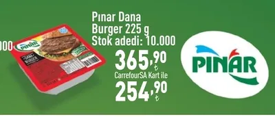 Pinar Dana Burger 225 G