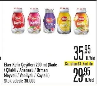 Eker Kefir Çeşitleri 200 Ml