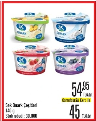 Sek Quark Çeşitleri 140 G