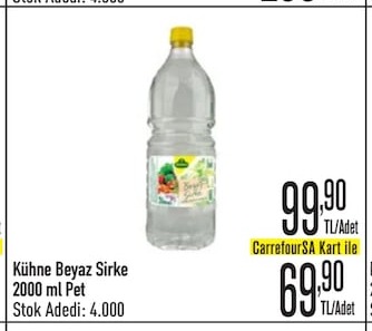Kühne Beyaz Sirke 2000 Ml Pet