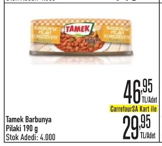 Tamek Barbunya Pilaki 190 G