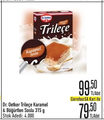 Dr. Oetker Trileçe Karamel & Böğürtlen Soslu 315 G