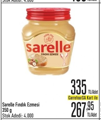 Sarelle Fındık Ezmesi 350 G