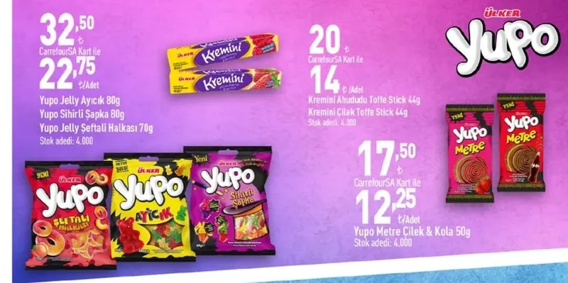 Yupo Jelly Ayıcık 80G