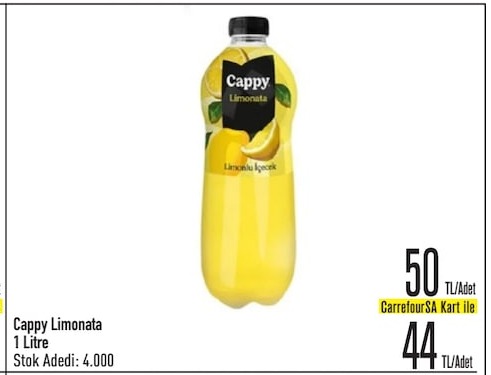 Cappy Limonata 1 Litre