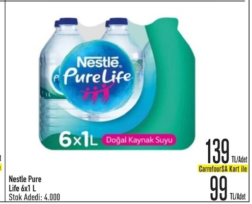 Nestle Pure Life 6X1 L