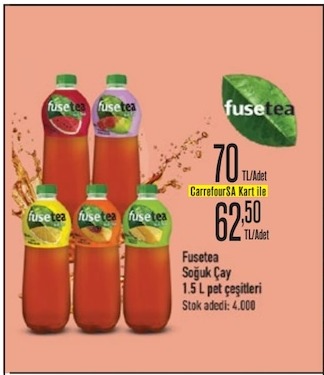Fusetea Soğuk Çay 1.5 L Pet Çeşitleri