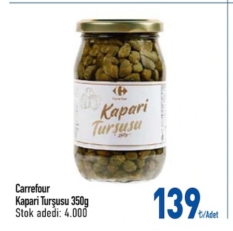 Carrefour Kapari Turşusu 350G