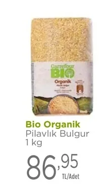 Bio Organik Pilavlık Bulgur 1 Kg