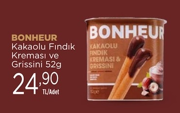 Bonheur Kakaolu Fındık Kreması Ve Grissini 52G