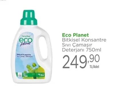 Eco Planet Bitkisel Konsantre Sıvı Çamaşır Deterjanı 750Ml