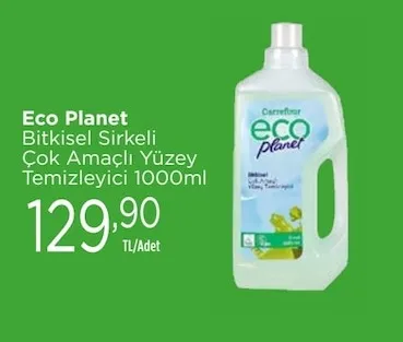 Eco Planet Bitkisel Sirkeli Çok Amaçlı Yüzey Temizleyici 1000Ml