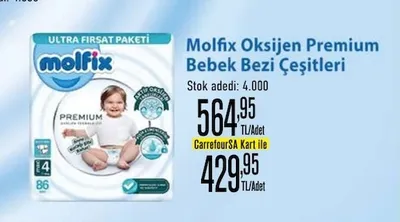 Molfix Oksijen Premium Bebek Bezi Çeşitleri
