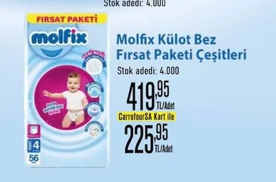 Molfix Külot Bez Fırsat Paketi Çeşitleri