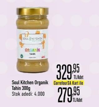 Soul Kitchen Organik Tahin 300G