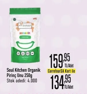 Soul Kitchen Organik Pirinç Unu 250G