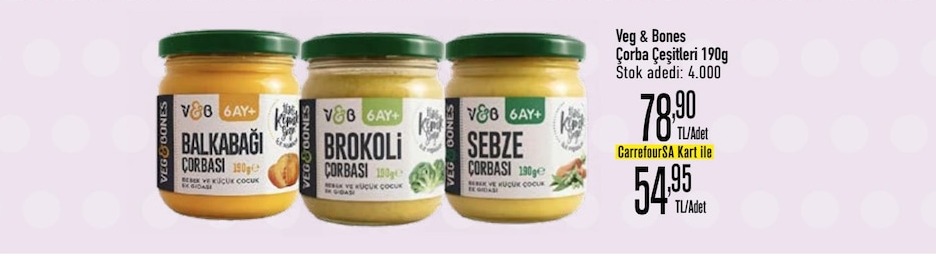 Veg & Bones Çorba Çeşitleri 190G