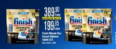 Finish Ultimate Plus Bulaşık Makinesi Tableti 20'Li