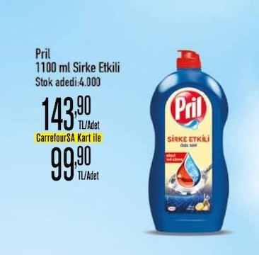 Pril 1100 Ml Sirke Etkili