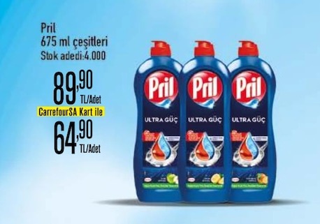 Pril 675 Ml Çeşitleri